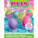 PAAS Mermaid Tails Egg Decorating Kit Create Mermaid Scales with Reusable Netting Sleeves, Stickers, and Fun Dye Tablets, 3 Pack