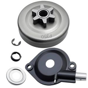 3/8" 6T Sprocket Clutch Drum Kit Fit for Poulan Pro P3314 P3416 P3816 PP4218A P3516PR PP3516AVX P4018WT PP4218AVX 4218AVX, Chainsaw Maintenance Replace 501628301 530057905
