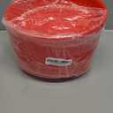 HOZEON 60 Pack 8.9 x 5.5 Inches Red Fast Food Baskets, Plastic Food Serving Baskets, Oval Bread Fry Basket Deli Baskets Restaurant for Burgers, Sandwiches, Barbecues