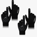 Achiou Winter Gloves for Men Women, 2 Pairs Touch Screen Texting Warm Running