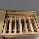 5 Tier Bamboo Shoe Rack,Portable Folding Shoe Storage Rack,Without Installation Small Shoe Rack Perfect for Corridors, Bedrooms and Small Spaces (5 Tier)