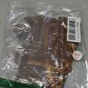 SOLY HUX Women's Y2K Vintage Strapless Overbust Corset Top Corset Boned Lace-Up Back Bodyshaper Crop Bandeau Top (Plain Brown), Size XS 