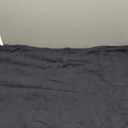 Bedsure GentleSoft 100% Cotton Blanket Twin XL Size for Bed - Breathable and Lightweight, Soft Cozy Textured Herringbone Woven Summer Blanket for College Dorm, Black, 66x90 inches