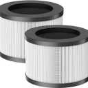 2 Pack BW302 HEPA Air Filter Compatible with LUNINO BW302 Air Purifier Filter Replacement 3 Stage Filtration For Pet Dander, Odor, Dust, Smoke For LUNINO Home Large Room up to 1200ft