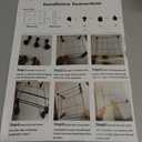 Seville Classics UltraDurable Heavy Duty NSF Solid Steel Wire Rack Storage Unit, Organizer for Garage, Warehouse, Office, Restaurant, Classroom, Kitchen, Black, 5-Tier Shelving, 36" W x 18" D