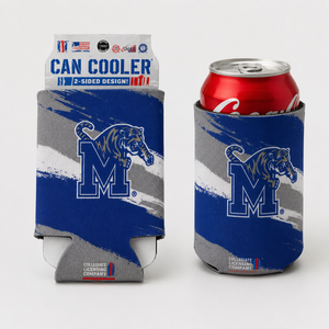 3 x NCAA University Memphis Tigers 12 oz. 2-Sided Can Cooler