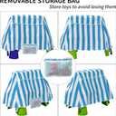 Water Table Cover with Storage Bag, Kids Water Table Cover for Water Table, Water Table Accessories for Toddlers 1-3, Waterproof Protective Covers for Toddler Outdoor (Sky Blue)