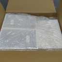 Shoe Storage, 12 Pack Shoe Organizer for Closet, Shoe Boxes Clear Plastic Stackable Shoe Containers with Lids for Size 10 (Large, White)