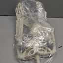 JIALWEN 36" Halloween Posable Skeleton Decorations, 3FT Realistic Plastic Human Full Body Bones with Movable Joints Skeleton for Haunted House Graveyard Props Indoor Outdoor Halloween Party Supplies