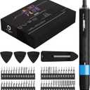 Precision Electric Screwdriver Kit, JAKEMY 61 In 1 Manual & Automatic Torque Power Screwdriver Set Rechargeable Cordless with LED Light for Laptop/Phone/Glasse/Watch (Jm-y03)