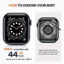 Goton IP68 Waterproof Rugged Band for Apple Watch 46mm/45mm/44mm with Case build-in Screen Protector Heavy Duty Sport Strap Compatible with iWatch Series 11/10/9/8/7/6/5/4/SE