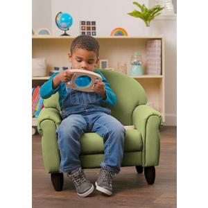 Children's Factory As We Grow Chair, Flexible Seating for Daycare or Preschool, Kids Reading Chair, Playroom Furniture, Sage (Chair Only)