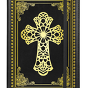 Christian Notebook Gifts for Women Men,Religious Bible Verse Notebook,Faith Prayer Journal for Women Christian Easter Gifts School Supplies (A6 Cross Black)