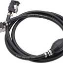 Tnisesm 5/16" 6FT Fuel Line Assembly, with Connector Rubber Marine Outboard Boat Motor RVs Fuel Assembly with Primer Bulb 304 Steel Hose Clamps