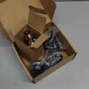 Bathtub Shower Handle Remodel/Rebuild Trim Kit, Shower Knobs 2 Piece Compatible with Price Pfister Verve Faucets, Includes 12H-2H, 12H-2C Stems and Flange Base and 2 Stems (Matte Black)