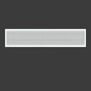 Linear Bar Air Grille 36" X 8", Aluminum Air Supply/Return Grilles,Easy Air Flow,Removable Grille/Door-HVAC Air Vent Cover,White [Outer Dimensions: 36.8"w X 8.8"h]