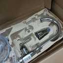 Moen Brantford Chrome Traditional One-Handle Kitchen Faucet with Pulldown Sprayer Featuring Power Boost and Reflex Docking System, 7185C