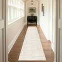 2.5x10 Washable Runner Rugs,10 ft Runner Rug for Hallways,Ultra-Thin Abstract Long Stain Resistant Rug RunnerNon-Slip Backing Kitchen Runner Rugs for BedroomEntrywayLiving Dining Room
