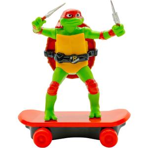 Teenage Mutant Ninja Turtles Toy, Raphael Sewer Shredder Pullback Skateboard, Mutant Mayhem TMNT Ninja Turtle Figure, Ages 3+
