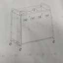 SONGMICS 4 Section Laundry Sorter, Laundry Hamper with Wheels, Rolling Clothes Hamper Cart with Large Capacity and Removable Bags, for Laundry Room, Bedroom, Bathroom, Ink Black