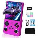 GWALSNTH V40 MAX Retro Handheld Game Console, 40000 Games Preloaded 256G TF Card, Builtin 49+ Emulators, 4.0 Inch 4K HD IPS Screen, 4000mAh Battery, Portable Pocket Video Game Console (Purple Color)