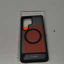 TORRAS Strong Magnetic & Seamless Stand for Samsung Galaxy S25 Ultra Case, Fit for MagSafe, Mil-Grade Drop Protection, Kickstand for Samsung Galaxy S25 Ultra Case, Translucent Back/Black Edge