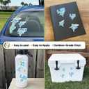 Desert Cactus Long Island University Sticker LIU Sharks Sticker Vinyl Decals Laptop Water Bottle Car Scrapbook Sheet T1 (Type 1-1)
