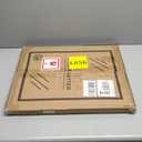 HOMECOOKIN Wood Bathroom Mirrors for Wall Mounted, 16" x 20" Rustic Wood Frame Wall Mirrors Decorative for Living Room or Bedroom Vanity Mirror (Black) B