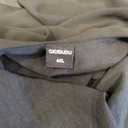 Women Plus Size Long Formal Dress Short Sleeve Chiffon Ruffle V Neck High Low Split Wedding Guest Maxi Dresses, Size: 4XL