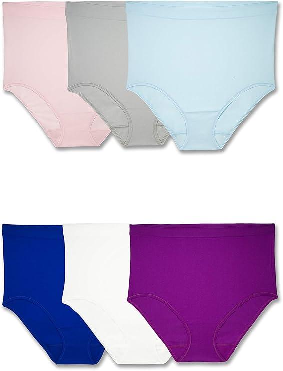 Fruit of the Loom Women's Underwear, Amazing Stretch Pack of 10 