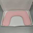 Manicure Arm Rest for Nails Tech: U-shaped Adjustable Nail Armrest - Pink PU Leather Hand Stand Rest for Manicurists