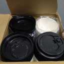 Sliner 120 Pcs Christmas Snowman Disposable Paper Coffee Tea Cups with Lids Winter Wonderland Xmas Cocoa Cups for Juice Hot Cold Beverage Drinks Seasonal Holiday Party Supplies(12 oz)