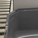 Catit Airsift Jumbo Hooded Litter Pan, Warm Gray/White - Privacy and Easy Access for Cleaning - Ideal for Larger or Multiple Cat Households