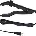 Heat Hair Connector Hair Extension Tool Heating Hair Extension Iron Adjustable Temperature Keratin Bonding Tool US Plug for Hair Extensions (Black)