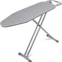 Duwee 12"x36" Ironing Board with Heat Resistant Cover and Thicken Felt Pad, Heavy Sturdy Legs (Silver)