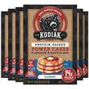 Kodiak Cakes Power Cakes, Pancake & Waffle Mix, Blueberry, High Protein,100% Whole Grains (Pack of 6), BBD: 02/Dec/2026