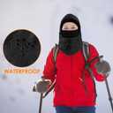 Balaclava Ski Mask Fleece Lining Windproof Warm Adjustable Thermal Winter Cold Weather Face Mask for Men Women