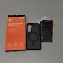 [4 in 1] Magnetic for Samsung Galaxy S25 Case, 2 Pics Privacy Screen Protectors and 1 Pic Camera Protector, Fit for MagSafe, Military Grade Shockproof Translucent Matte Galaxy S25 Cover 6.2, Black