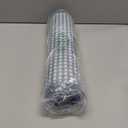 Kitchen Rugs Non Slip Washable, Rubber Backing Soft Chenille Braided Kitchen Mats for Floor, Super Absorbent Kitchen Runner Rug Standing Mat Sink Mat, Easy to Clean, Blue 17"x47"