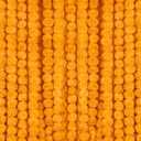 5 Pcs- 5 Feet Long Marigold Garland Bulk Indian/American Wedding Party Mantel Decoration Decorations for Altar Faux Flower Garlands Diwali, Spring Bush Floral Party (Orange)