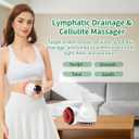 Lymphatic Drainage Massager & Anti Cellulite Massage Tool, for Legs, Arms & Belly, Body,Helps Reduce Stretch Marks & Cellulite,with Microcurrent, Light Heat & Vibration