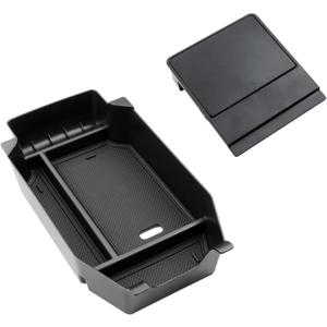 ELECFRESH 2PCS Center Console Organizer Tray for 2026 2023-2025 Honda Accord Accessories, Glove Storage Box wiht Aremrest Hidden Storage Box for Honda Accord