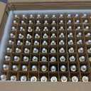 PrettyCare Glass Eye Dropper Bottles 99 Pack, 1oz (30ml) Rainbow Empty Thick Bottles Bulk with Leakproof Golden Caps - With Labels & Funnels for Storage, Travel, Essential Oils, Cuticle, Tinctures