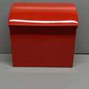 NACH Large Mailbox for House, 12.4x7.1x11.8 Red Mailboxes for Outside, Waterproof Mailbox - Baxter-Style Wall Mount Mailboxes for Outside