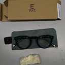 EASY READ Retro Round Blue Light Blocking Reading Glasses for Women,Anti UV Readers for Women with Spring Hinge(Green,+2.50)