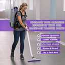Vacuum Wand Replacement, 2 Piece Aluminum S-Wand Compatible with Proteam Backpack, Commercial Vacuum Parts & Accessories, Also Compatible with Hoover Backpack C2401, Fit 1.5'' Hole