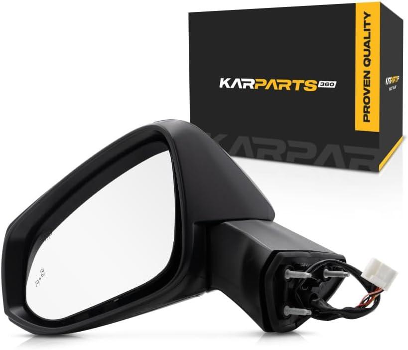 For Toyota Sienna 2021 2022 2023 Door Mirror Driver Side | Power Glass | Heated | Manual Folding | Paint To Match | With Blind Spot Detection | LE/XLE/XSE | For TO1320426 | 191275849477, 8794008190