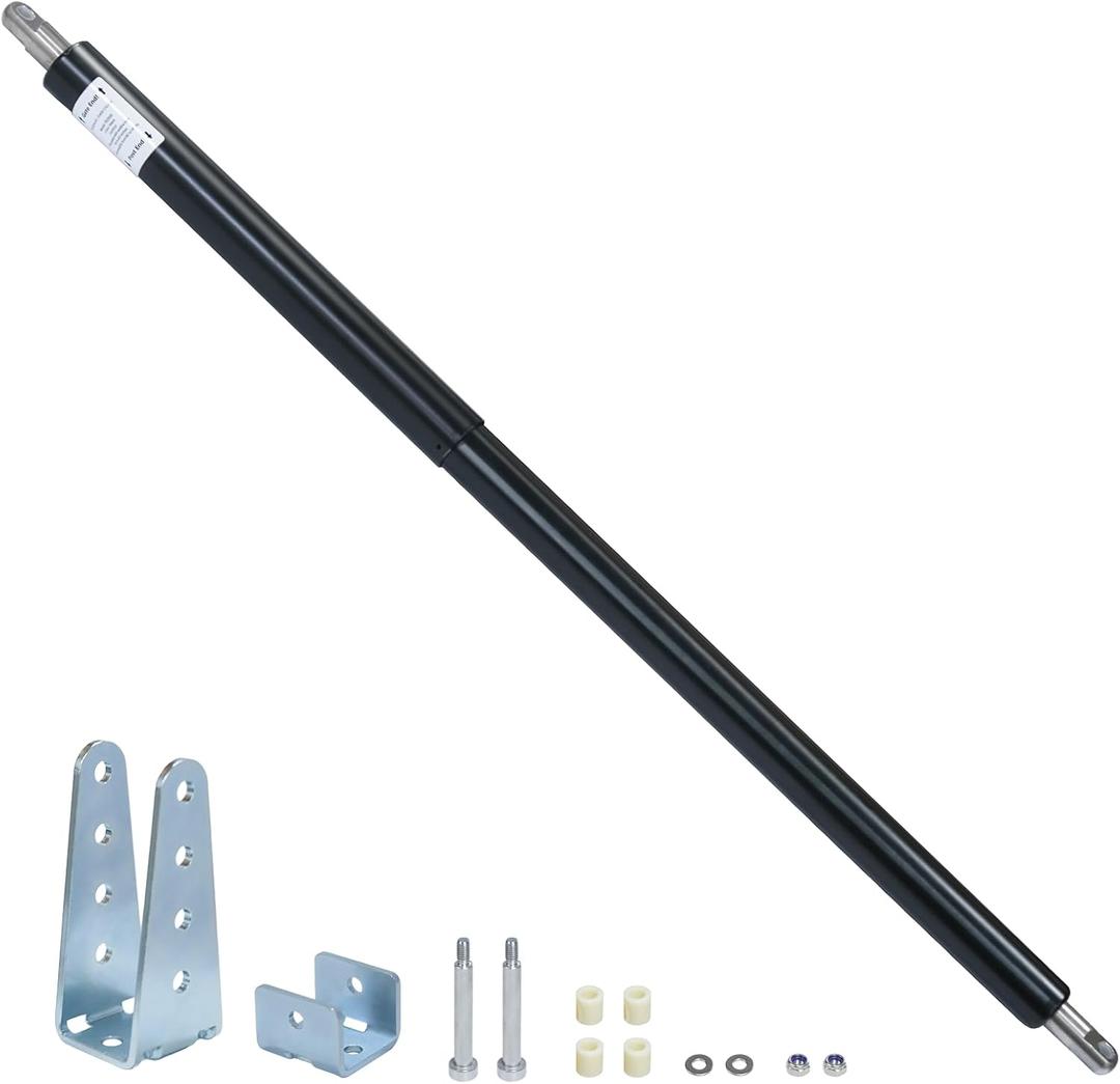 TB400 Hydraulic Outdoor Gate Closer for 75 to 175 lb, Width 40 to 64 Inches. Gates on Farms, Ranches, Gardens, Sports Complexes and Home Yards, Black, Opening Pressure 6 to 12 Pounds