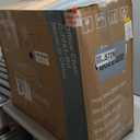 DUMOS Criss Cross Legged Chair Wide Comfy Home Office Desk Seat, No Wheels Armless Computer Task Seating, Swivel Vanity Chair Height Adjustable for Makeup Bedroom, Fabric Blue