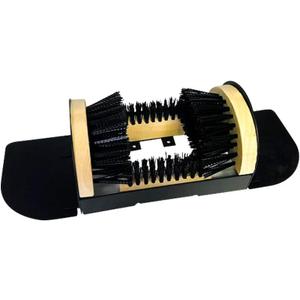 Boot and Shoe Brush Cleaner Scraper for Outdoor Mud with Folding Sides by Trademark Innovations